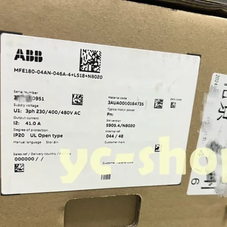 Brand New ABB MFE180-04AN-046A-4+L518+N8020 driver and 4pcs FB-03 Adapter