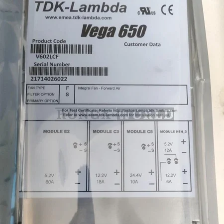 USED Lambda Power Supply Vega650 V602LCF