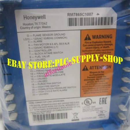 new HONEYWELL RM7865C1007 Fulton Pulse Control FedEx or DHL*plcsupply