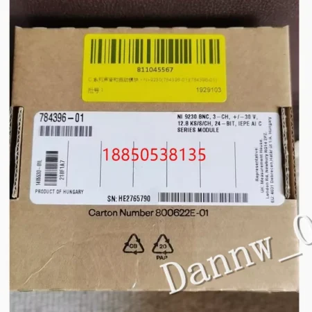 New in box National Instruments NI 9230 BNC 784396-01 Input Module