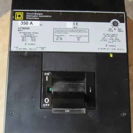 Square D LC36350 I-Line Circuit Breaker 3P 350A 65KA at 480V, 100KA at 240V New