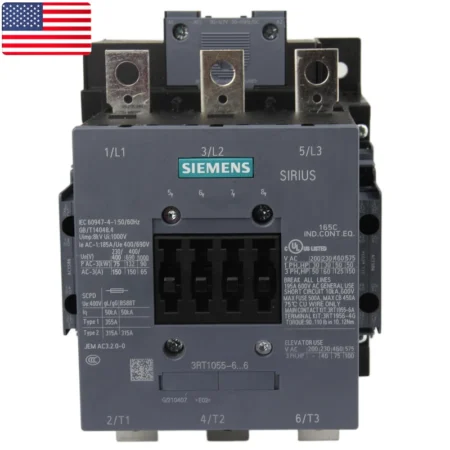 New Siemens Contactor 3RT1055-6AF36 PLC Module - US Stock