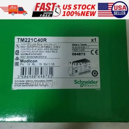 One TM221C40R PLC Module In Box US Free TAX.