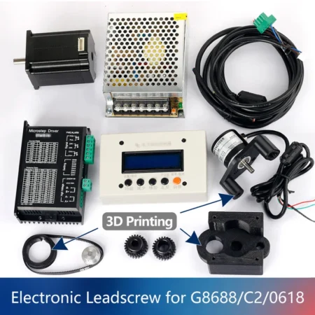 Mini Lathe Electronic Leadscrew/Electrical Change Gear for C2/CJ0618/G8688 Kit