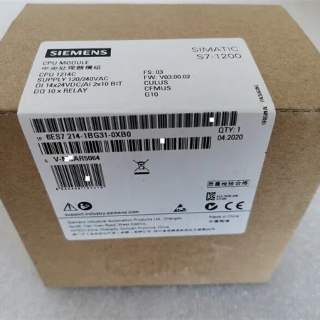 6ES7 214-1BG31-0XB0 NEW SIEMENS 6ES7214-1BG31-0XB0 S7-1200 Compact CPU 1214C