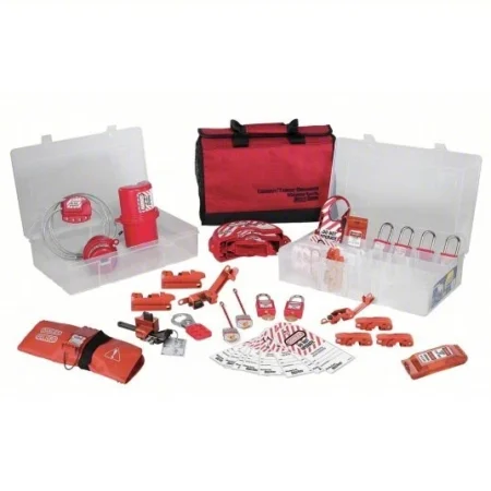 Master Lock 1458VE410 Group Safety Portable Lockout Kit, Electrical