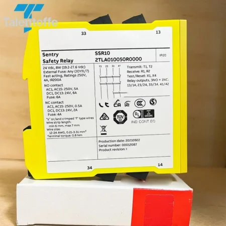 SSR10 2TLA010050R0000 Safety Relay 24V For ABB