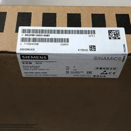 6SL3100-1AE31-0AB1 NEW Siemens S120 Servo Brake Unit 6SL3100-1AE31-0AB1
