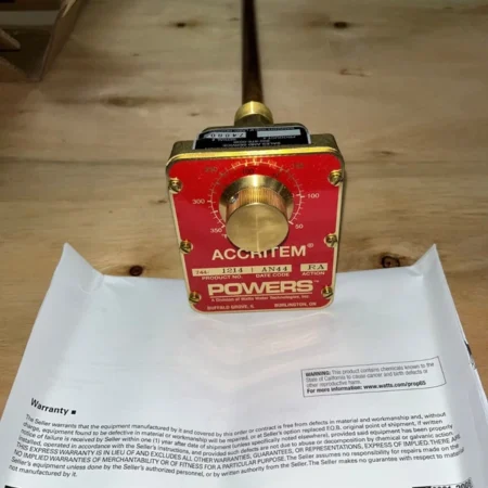 NEW Powers 744-1214 Accritem Pneumatic Temp Controller NIB Full Factory Warranty