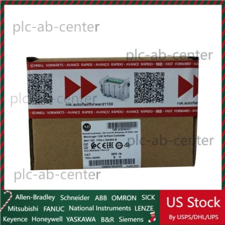 New Allen-Bradley 1763-L16AWA /B MicroLogix 1100 16 Point Controller 1763L16AWA