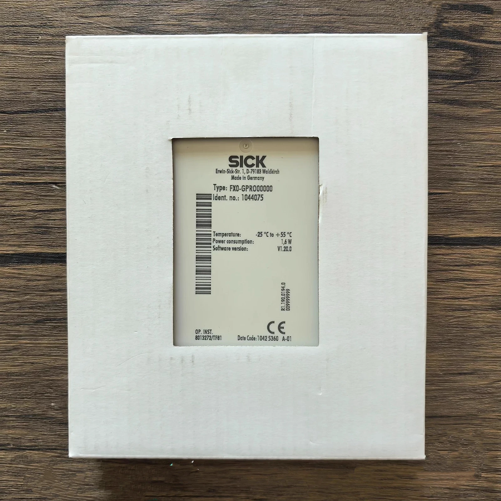 Safety Relay FX0-GPRO00000 SICK 1 FX0-GPRO00000