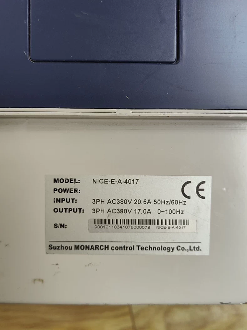 Monarch Frequency Converter E-A-4017 NICE 1 NICE-E-A-4017