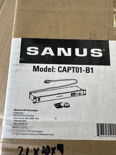 Classic Ecosystem Multi-volt Power Supply CAPT01-B1 SANUS 1 CAPT01-B1