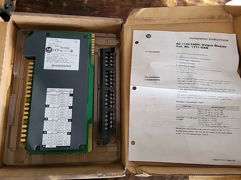 Bradley PLC 5 Output Module 1771-0AN 1771-0AN Allen AC /A 1 1771-0AN