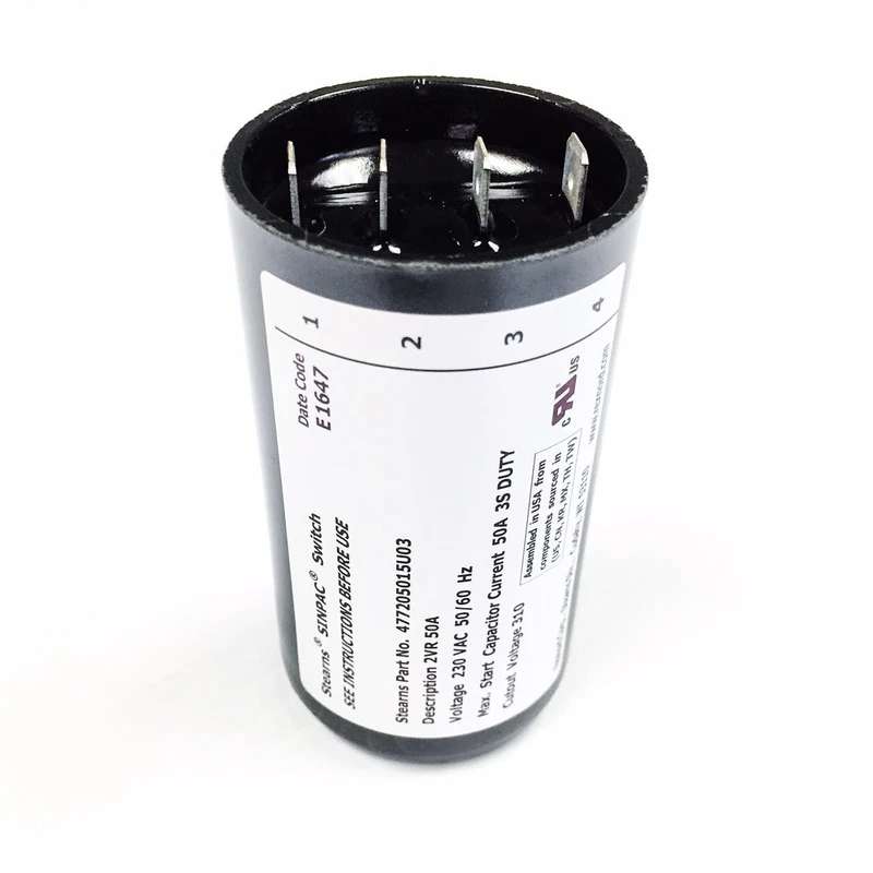 Stearns SINPAC Switch 230V 50 310V Cutout 2VR50-310 477205015U03 Amps 1 477205015U03