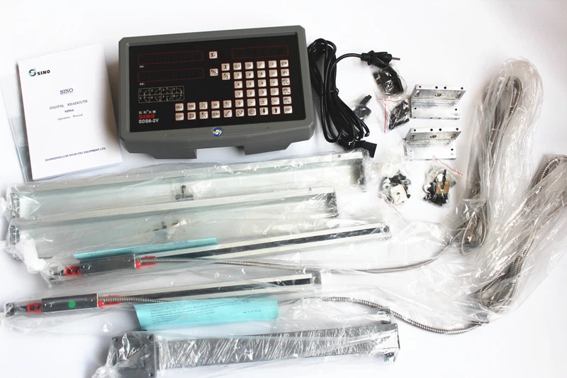 2 Digital Readout 2 5micron KA300 Linear Encoder SDS6-2V SINO Axis 1 SDS6-2V