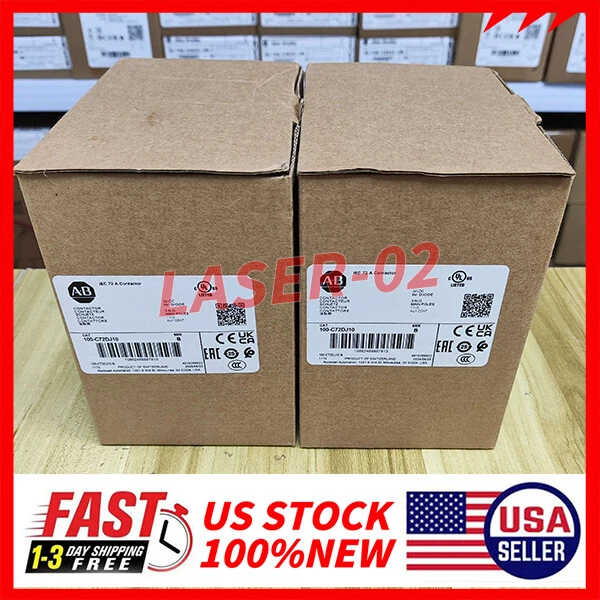 Allen-bradley Sealed Contactor 24VDC Shipping 100-C72DJ10 Coil W/ - EDV ...
