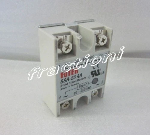 Relay 5 1-year Warranty SSR-25AA Fotek Solid State QTY Per Lot 1 SSR-25AA