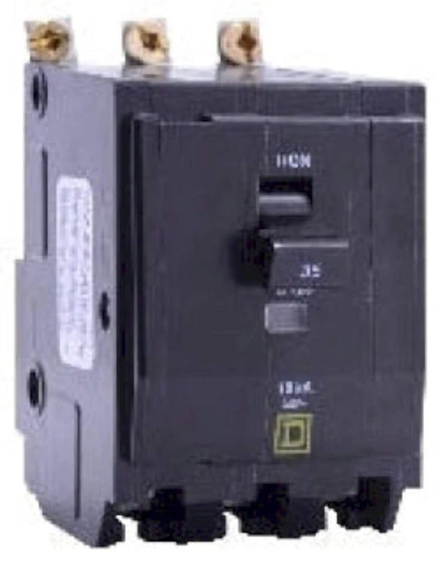 Square 45 3 120/240VAC Bolt-on Circuit Breaker 10ka Interrup QOB345 D 1 QOB345