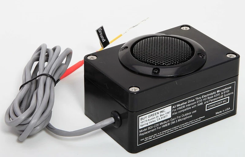 Weather Drive Outdoor Condenser Microphone Replaces DM5 C05 BGI- All 1 BGI-C05