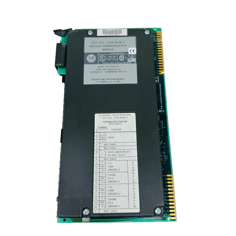 Bradley PLC-5 Backup Communication Module 962322-82 Series 1785-BCM 1 962322-82