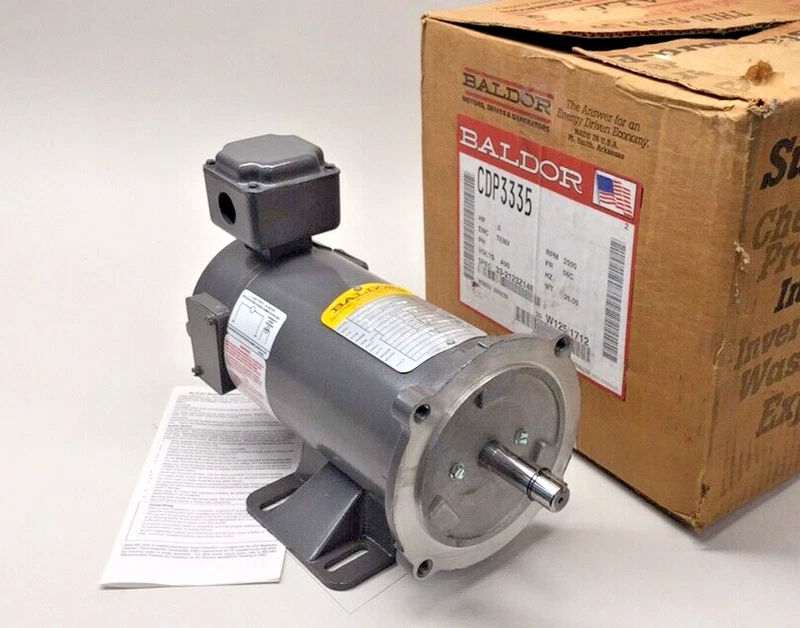 Baldor Electric Motor 33-2123Z148 0.5hp 90V-DC 2500rpm 56C CDP3335 1 None