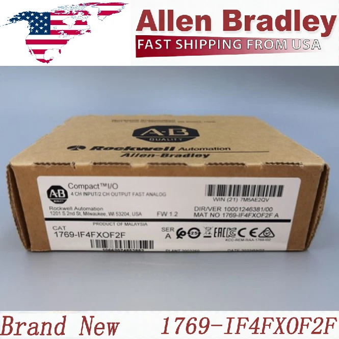 (allen-bradley) Compactlogix Moudle 1769 IF4FXOF2F 1769-IF4FXOF2F/A 1 None