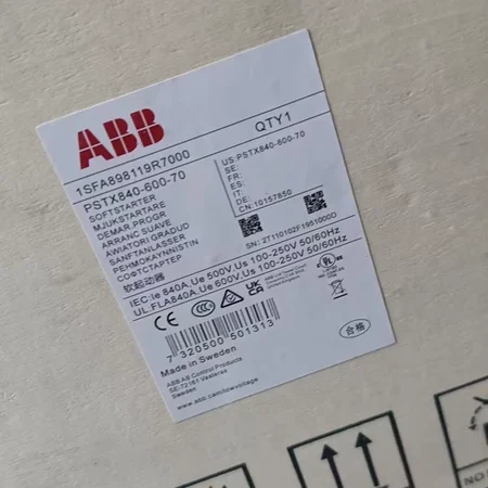 ABB Soft Starter PSTX480-600-70 - Motor Startup Protection Device