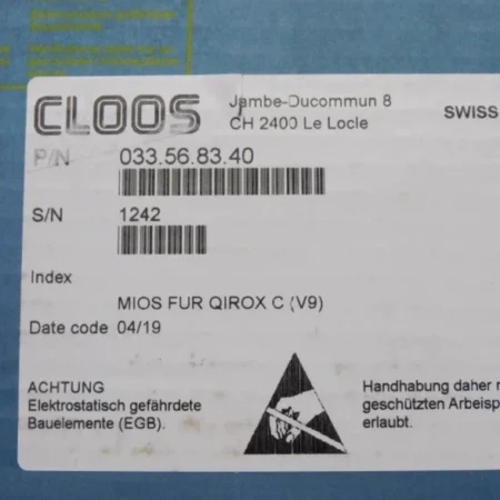 CLOOS NSFS 033.56.83.40 for Welding Applications