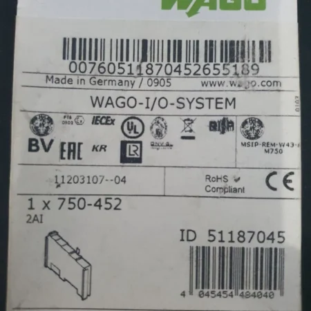 WAGO 750-452 Module - High-Performance Automation Component
