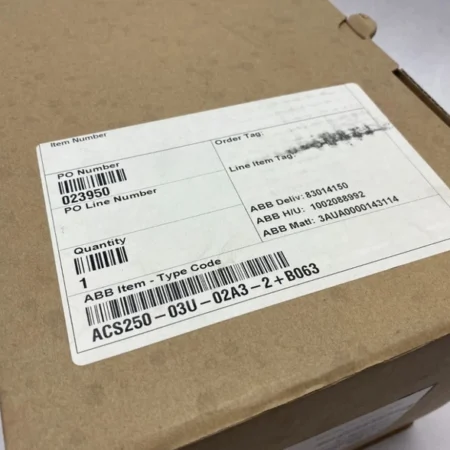ABB ACS250-03U-02A3-2+B063 Micro Drive - Efficient Control