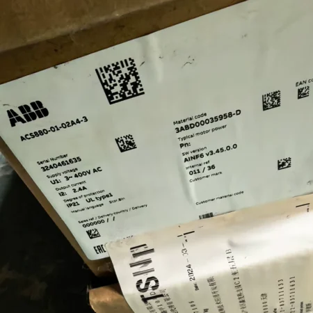 ABB ACS880-01-02A4-3 Frequency Converter - Versatile Use