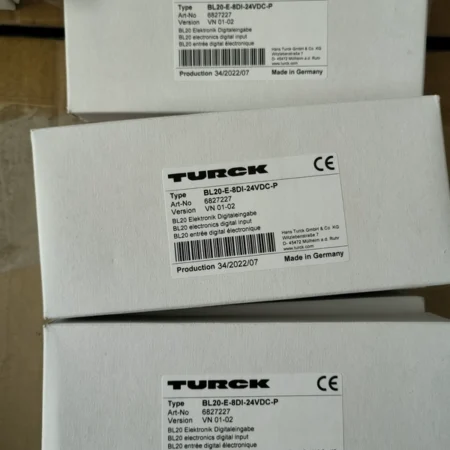 TURCK BL20-E-8DI-24VDC-P Digital Input Module 8 Channels