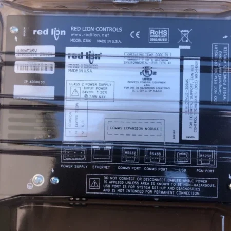Red Lion G306MS0U Operator Interface for Enhanced Control