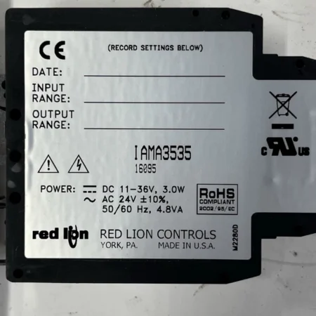 Red Lion IAMA3535 Signal Conditioning Module for Accuracy