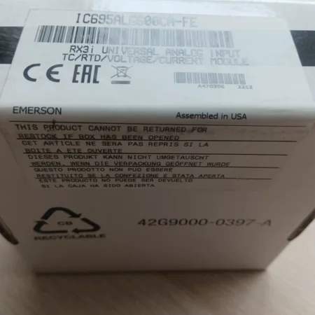 GE IC695ALG600CA Analog Input Module for Control Systems