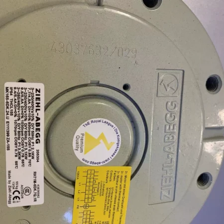 ZIEHL-ABEGG Centrifugal Fan RH71M-6DK.7Q.1R Reliable Airflow