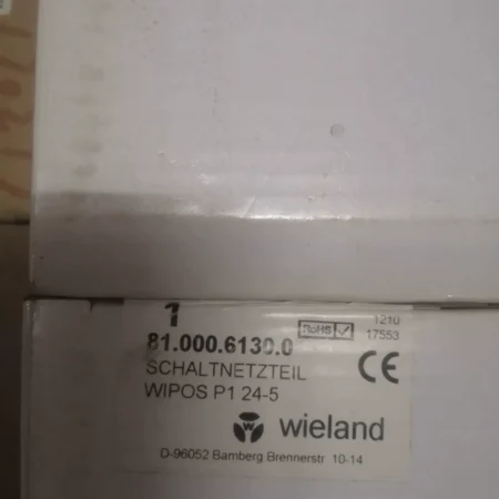 Wieland WIPOS P1 24-5 Power Supply - Reliable & Efficient