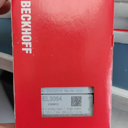 BECKHOFF EL3064 Analog Input Terminal - 4-Channel