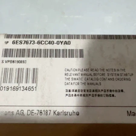Siemens PLC Module 6ES7673-6CC40-0YA0 Industrial Automation