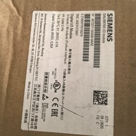 SIEMENS 6FC5311-0AA00-0AA0 Digital Input Module for CNC