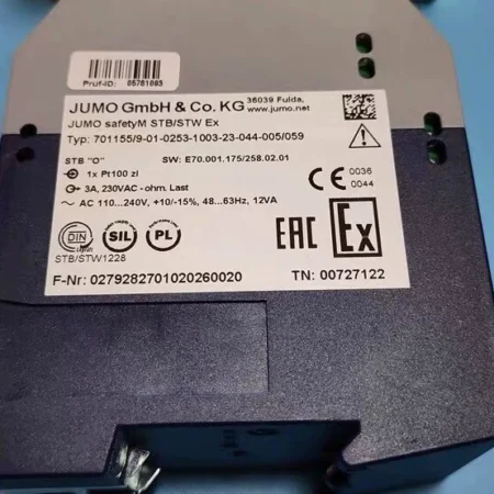 JUMO 701155/9-01-0253 Safety Temperature Limiter for Process Safety