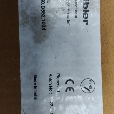 Kubler Incremental Encoder 8.KIH50.D552.1024 for Precision Motion