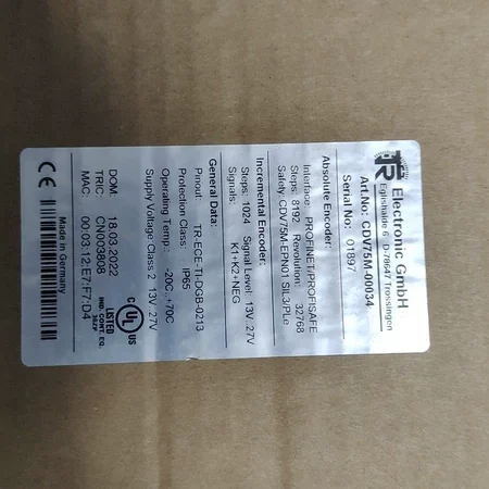 TR CDV75M-00034 Encoder: Versatile Motion Feedback