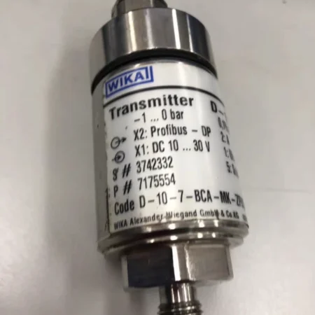 Wika D-10-7-BCA-MK-ZP8XU-ZZ Pressure Gauge | Industrial