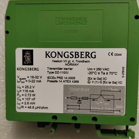 KONGSBERG DZ-110/U Isolation Barrier for Industrial Use