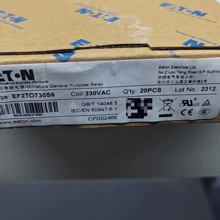 EATON EF2T0730S6230VAC Relay for Industrial Control