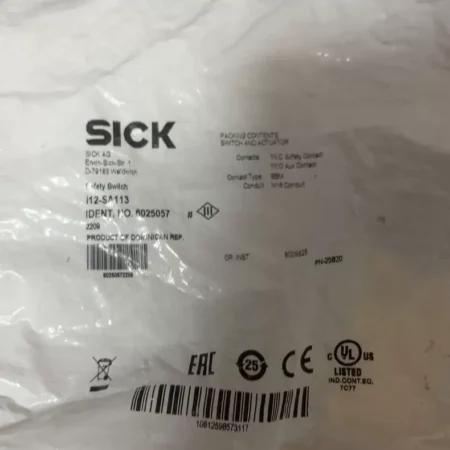 SICK I12-SA113 Inductive Proximity Sensor for Precision Detection