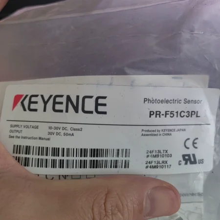 KEYENCE PR-F51C3PL High-Precision Photoelectric Sensor for Industry