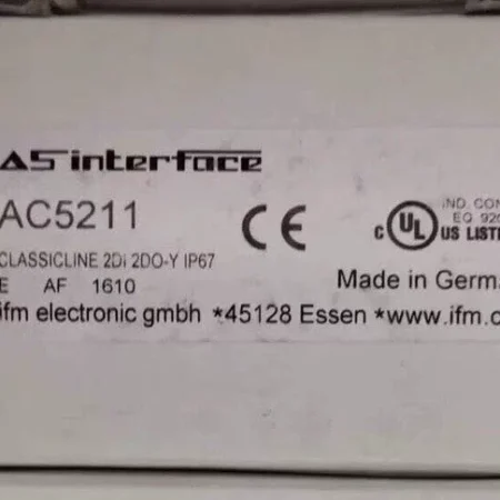 IFM AC5211 AS-Interface I/O Module for Industrial Automation
